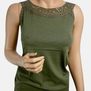 Lauren Ralph Lauren, Size 3X, Olive Green Top